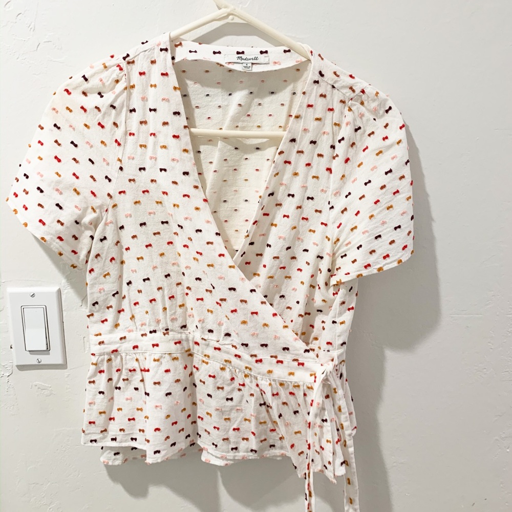 Madewell wrap top